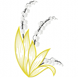 Flowers And Tree Embroidery Design 5 Flowers And Tree Embroidery Design 5